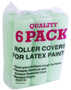 Linzer RC 139 Paint Roller Cover, 3/8 in Thick Nap, 9 in L, Polyester Cover