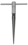 GENERAL 130 Reamer, 0.125 to 0.5 in Capacity, Steel Blade