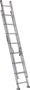 Louisville L-2324-16 Extension Ladder, 193 in H Reach, 200 lb, 1-1/2 in D