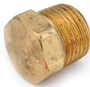 Anderson Metals 756121-08 Pipe Plug, 1/2 in, MPT, Brass