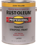 RUST-OLEUM PROFESSIONAL 2548402 Traffic Striping Paint, Flat, Traffic