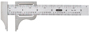 GENERAL 729 Slide Caliper, 0 to 4 in, SAE Graduation, Stainless Steel