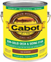 Cabot 140.0001480.007 Deck and Siding Stain, Natural Flat, Redwood, Liquid,
