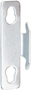 Kenney KN851 Single Curtain Rod Bracket, 4 in L, 2 in W, Zinc, Silver