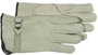BOSS 4070L Driver Gloves, L, Keystone Thumb, Open Cuff, Cowhide Leather, Tan