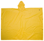 CLC CLIMATE GEAR R10410 Rain Poncho, L, PVC, Yellow, Attached Collar