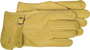 BOSS 6023M Driver Gloves, M, Keystone Thumb, Open Cuff, Cowhide Leather,