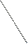 Stanley Hardware N179-317 Threaded Rod, 1/4-20 Thread, 12 in L, A Grade,