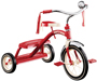 RADIO FLYER 33 Dual Deck Tricycle, 2-1/2 to 5 years, Steel Frame, 12 x 1-1/4