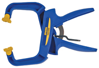 IRWIN 59400CD Handi-Clamp, 75 lb Clamping, 4 in Max Opening Size, 3 in D