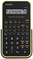 Sharp EL501XBGR Scientific Calculator, Battery, 10 Display, LCD Display,