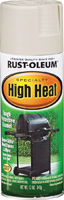 RUST-OLEUM 7750830 High Heat Spray Paint, Satin, Almond, 12 oz, Aerosol Can