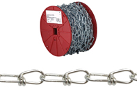 Campbell PG072-2227 Loop Chain; #3; 150 ft L; 90 lb Working Load; Low Carbon