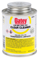 Oatey 30782 All-Purpose Pipe Cleaner, Liquid, Clear, 8 oz Can