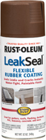 RUST-OLEUM LeakSeal 267976 Flexible Sealer Brown, Brown, 12 oz, Aerosol Can