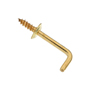 National Hardware N120-006 Shoulder Hook, 1-1/2 in L, Brass