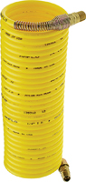 Amflo 4-25E-RET Air Hose, 1/4 in OD, 25 ft L, MNPT, 200 psi Pressure, Nylon,