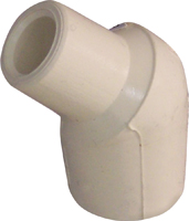 NIBCO T00093C Street Pipe Elbow, 1/2 in, 45 deg Angle, CPVC, 40 Schedule