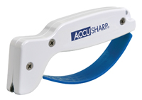 ACCUSHARP 001C Knife Sharpener, Diamond-Honed Tungsten Carbide Abrasive,