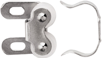 Amerock BP347414 Roller Catch, 1 in L x 1-1/16 in W Catches, Steel, Nickel