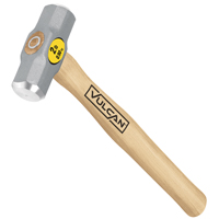 Vulcan 34509 Engineer Hammer, 2 lb Head, Forged Milled Head, Steel Head