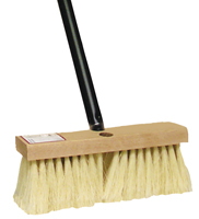 DQB 11962 Roof Brush; Hardwood Head; 10 in Brush; Tampico Bristle