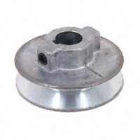 CDCO 500A-1/2 V-Groove Pulley, 1/2 in Bore, 5 in OD, 4-3/4 in Dia Pitch, 1/2