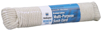 Wellington 10226 Sash Cord with Reel; 1/4 in Dia; 100 ft L; #8; 28 lb