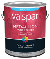 Valspar Medallion 45501 027.0045508.007 Latex Paint; Flat; 1 gal Package