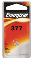 Energizer 377BPZ Coin Cell Battery, 377 Battery, Silver Oxide, 1.5 V Battery
