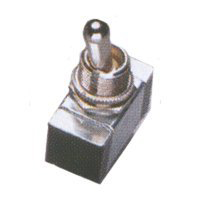 GB GSW-13 Toggle Switch, 125/250 V, SPDT, Screw Terminal, Silver