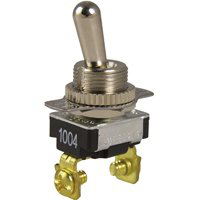 GB GSW-17 Toggle Switch, 120/240 VAC, Screw Mounting, Steel