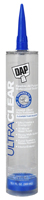 DAP 18388 Ultra Clear Sealant, Crystal Clear, 20 to 120 deg F, 10.1 oz