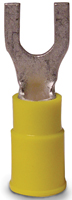 GB 10-116 Spade Terminal, 600 V, 12 to 10 AWG, Vinyl Insulation, Yellow