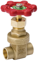 B & K ProLine Series 100-703NL Gate Valve, 1/2 in Connection, Sweat, 300/150