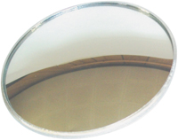 US Hardware RV-610C Convex Driving Mirror, Round, Metal Frame