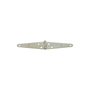 National Hardware N127-514 Strap Hinge, 1-1/4 in W Frame Leaf, 0.056 in