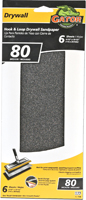 Gator 7156 Sandpaper, 10-1/2 in L, 4-1/2 in W, 80 Grit, Medium, Silicone