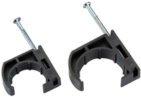 B & K P24-050HC Half Pipe Clamp, Polypropylene, 1/2 in Pipe/Conduit