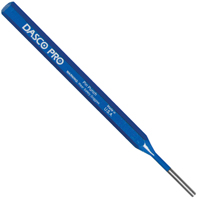 DASCO PRO 582-0 Pin Punch, 1/8 in Tip, 5-1/2 in L, HCS