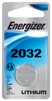 Energizer ECR2032BP Coin Cell Battery, CR2032 Battery, Lithium, Manganese