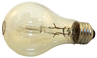 Sylvania 52555 Halogen Lamp; 53 W; Medium E26 Lamp Base; A19 Lamp; 1050