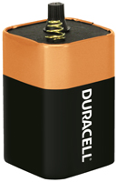 DURACELL MN908 Battery, 6 V Battery, 11.5 Ah, 4LR25X Battery, Alkaline,