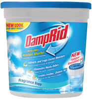 DampRid FG01K Moisture Absorbing System, 10.5 oz Pail, Solid, Odorless