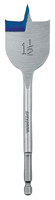 IRWIN 88824 Spade Drill Bit, Flat Flute, Hex Shank, 1/4 in Dia Shank