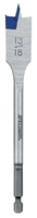 IRWIN 88813 Spade Drill Bit, Flat Flute, Hex Shank, 1/4 in Dia Shank