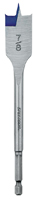 IRWIN 88814 Spade Drill Bit, Flat Flute, Hex Shank, 1/4 in Dia Shank