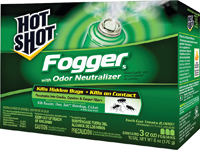 HOT SHOT 96180 Fogger with Odor Neutralizer, 2000 cu-ft Coverage Area, Light
