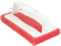 Quickie 206-3/72 Scrub Pad; Red/White