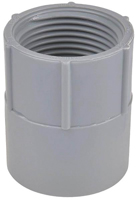 Carlon E942DR-CTN Conduit Adapter, 1/2 in Female, 1-7/64 in Dia, 1-9/16 in